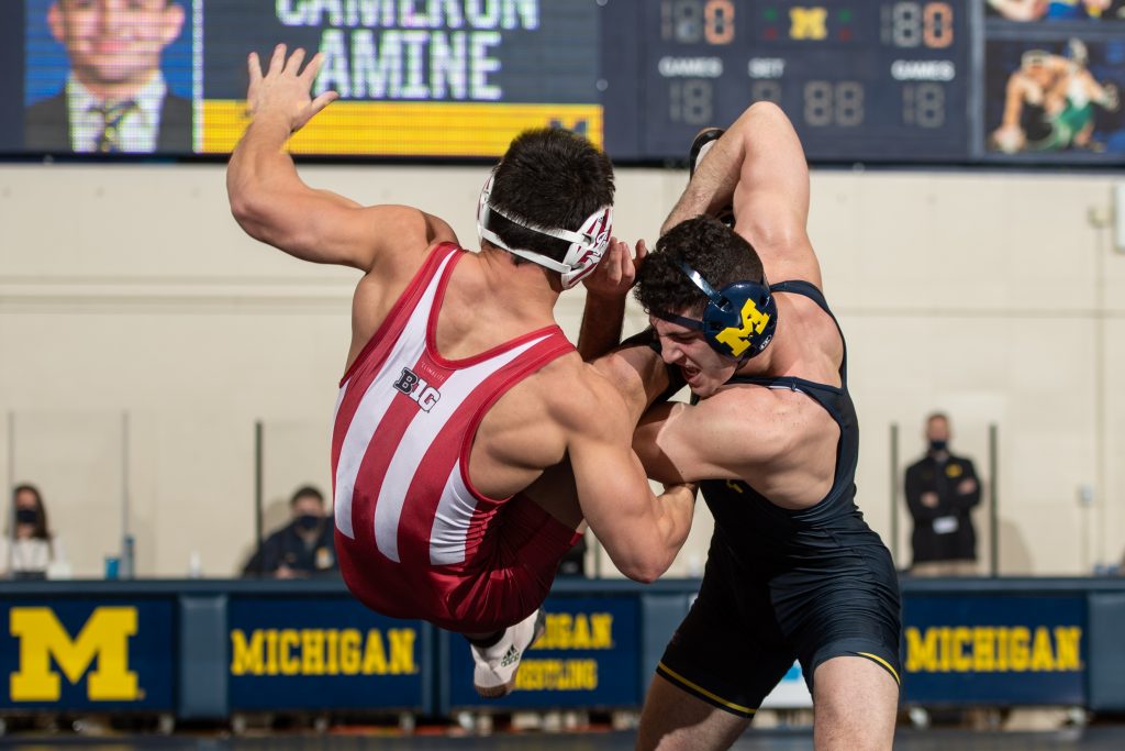 Cam Amine is mean in the Big Ten