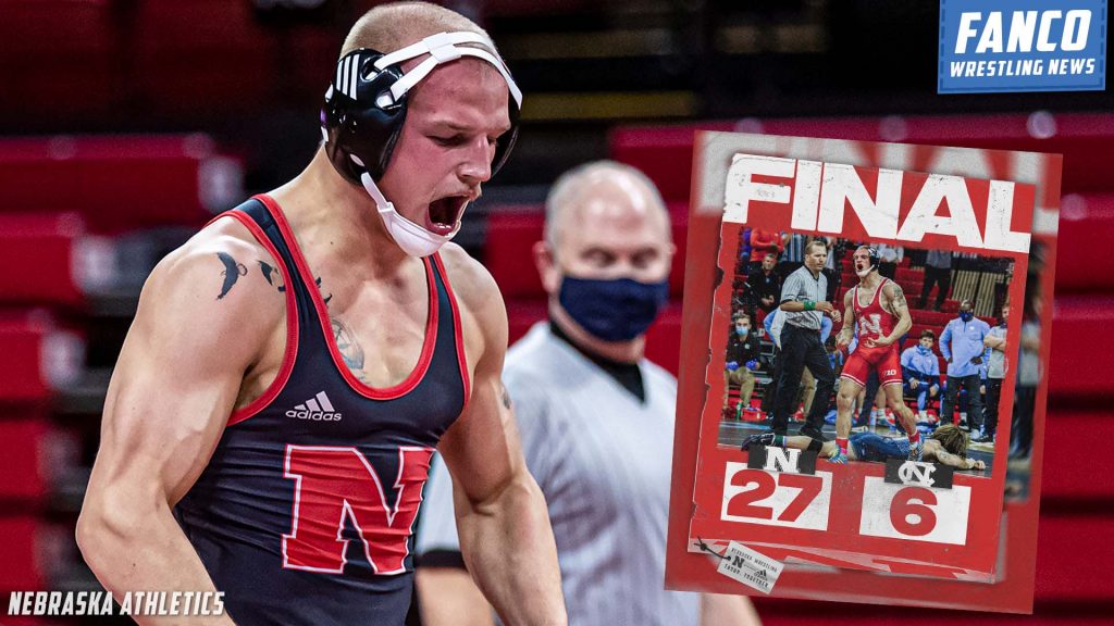 Read more about the article Nebraska Dominates North Carolina in Upset-Filled Dual